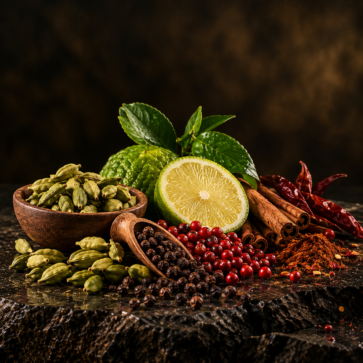 Roar Saffron, Patchouli, Cumin, Rose, Frankincense